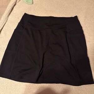 Women's Black Skort